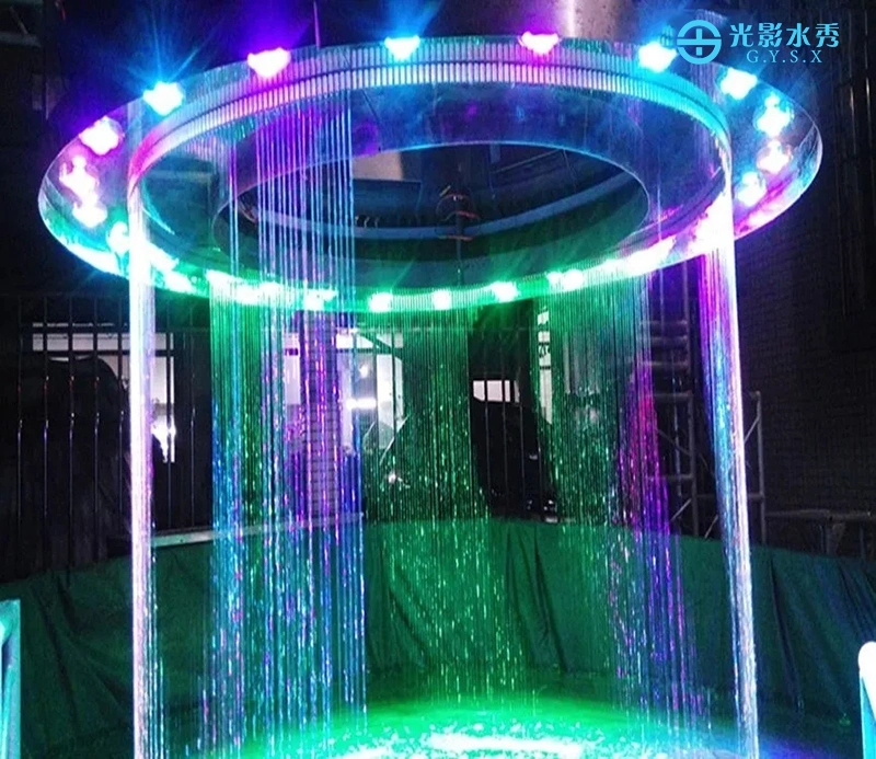 Waterfall Digital Digital Waterfall Graphical Waterfall Fountain Decorative Make Digital Water Curtain