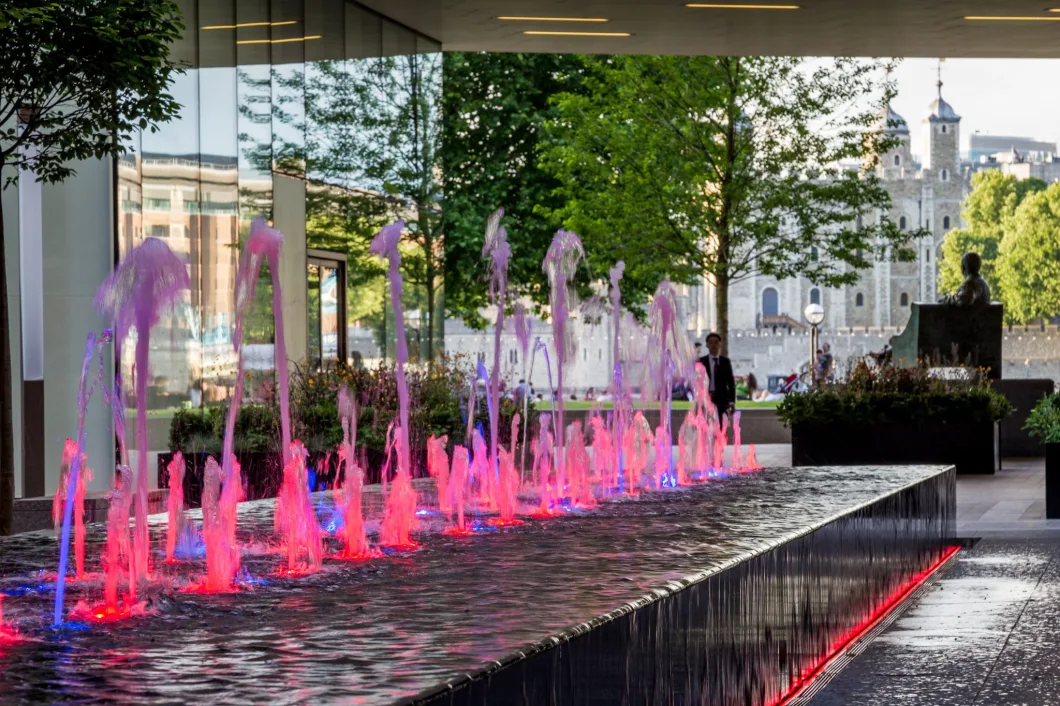 Outdoor PLC Controlled Programmed Water Fountains