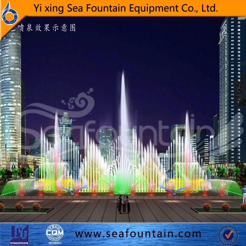 Outdoor Ornamental Music System Floating Dancing Fountain