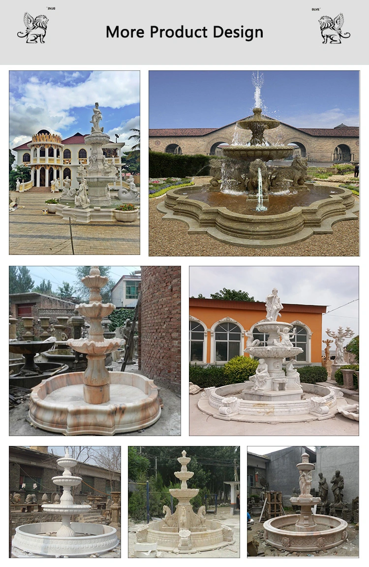 Outdoor Stone Garden Feng Shui Ball Fountain Marble Floating Ball Water Fountain