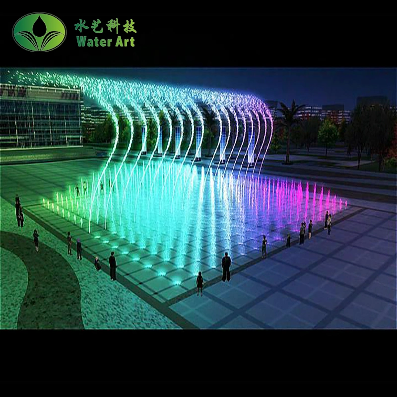 Custom Artificial Digital Program Control Music Dancing Floor Water Fountain