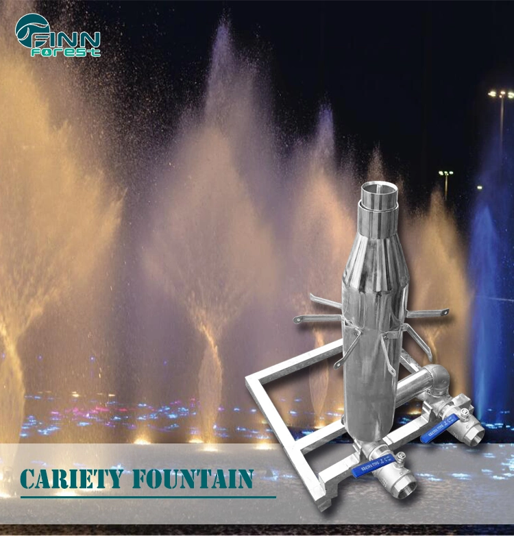 Chinese Supplier Outdoor Decoration LED Light Music Dancing Water Fountain