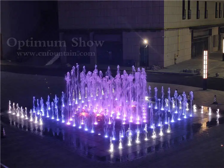 Contemporary Floor Dry Land Free Standing Dancing Water Kid Fountain