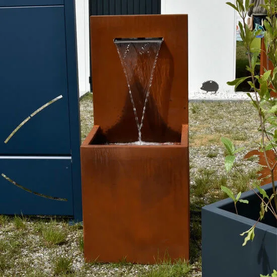 Garden Ornaments Corten Steel Rain Curtain