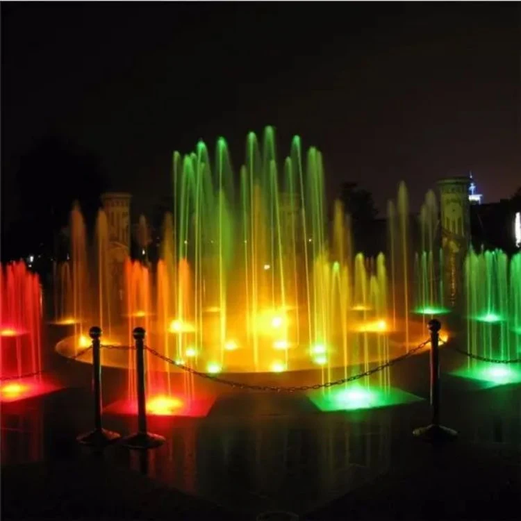 Dry Floor Design Outdoor Water Show SS304 Material China Fountain