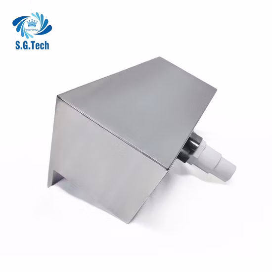 Square Children Play Dry Deck Floor Fuente Jardín Cascada Fuente Fuente cuadrada