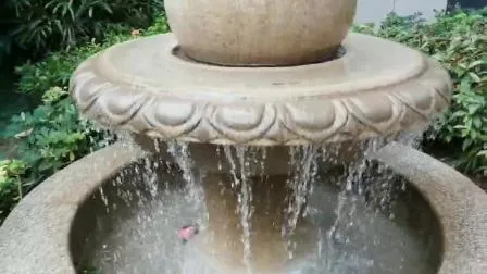 Fuente de agua de esfera de granito de bola flotante de agua