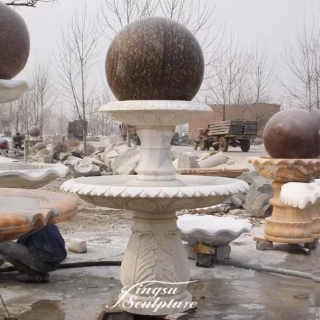 Fuente de agua de esfera de bola de Fengshui para decoración de interiores y exteriores