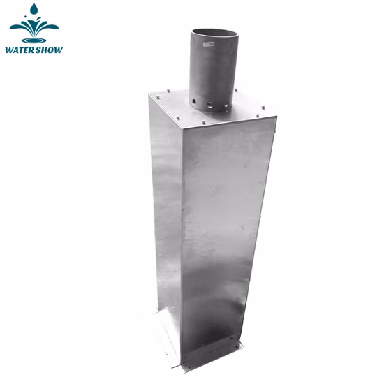 Fuentes de baile de música decorativa al aire libre Fuente de fuego de agua con luces de colores