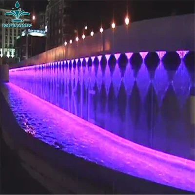 Cortina de agua digital de piscina al aire libre de formas únicas de alta calidad