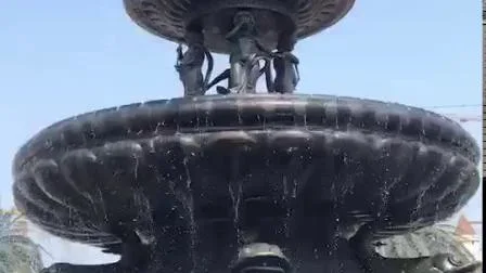 Fuente de agua de bronce al aire libre/interior de la estatua de la escultura del caballo del proveedor de China Bfc-01